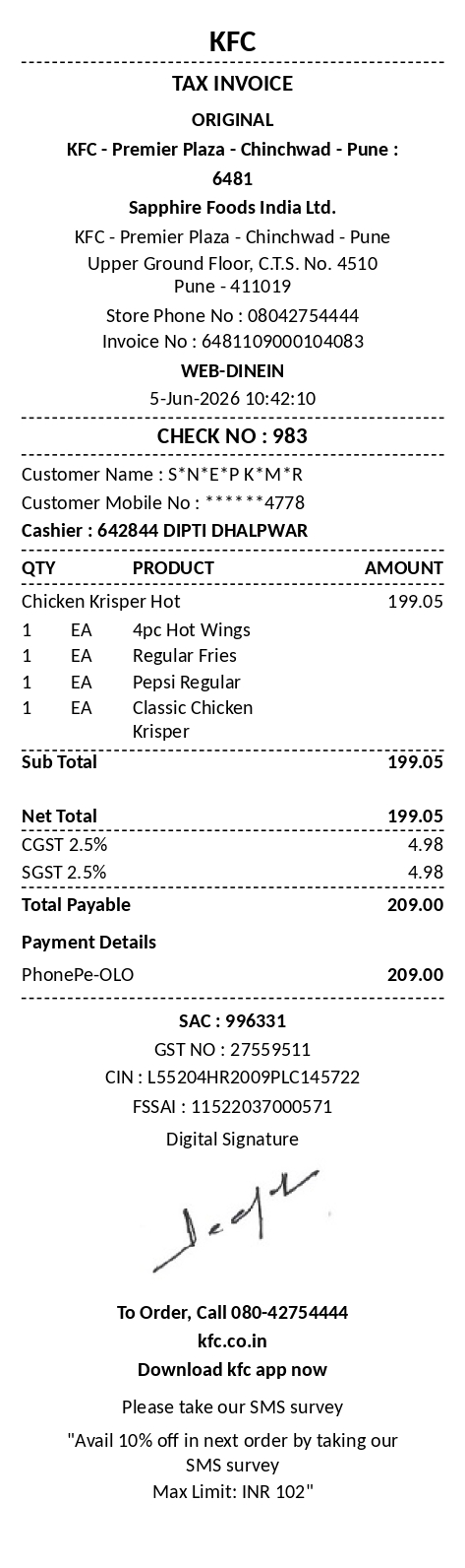 KFC preview